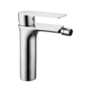 Grifo monomando de bidet en color cromo serie Kizu