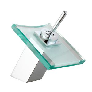 Grifo de lavabo cristal cascada modelo Tigris