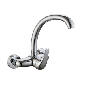 Grifo monomando de fregadero pared alto 150 modelo Forma